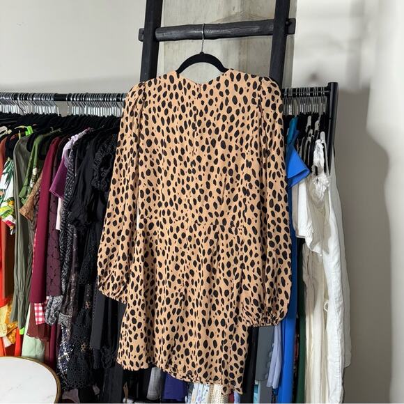 Reformation Terri Dress in Bobcat Romantic Soft Girl - Picture 14 of 17